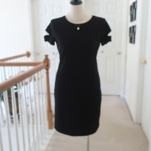 Michael Kors Black Sheath dress Sz Small